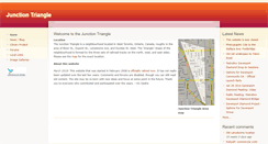 Desktop Screenshot of junctiontriangle.ca